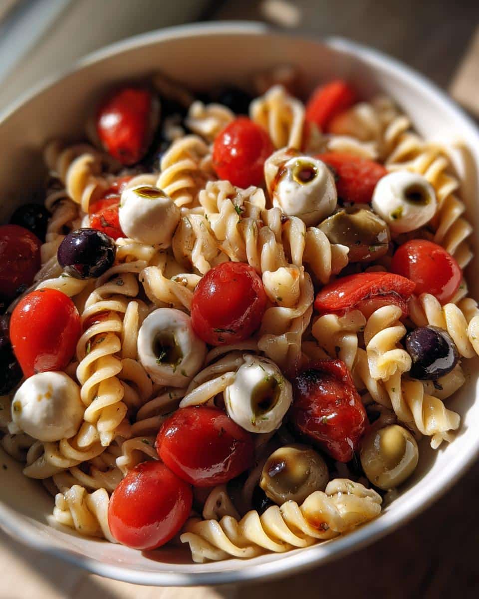 Easy Eyeball Pasta Salad - detail 2