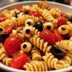 20-Minute Easy Eyeball Pasta Salad - Spooky Perfection 9 Easy Eyeball Pasta Salad