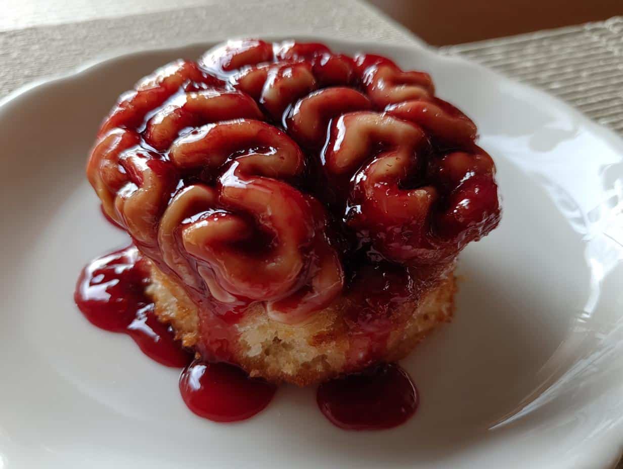 Spooky Easy Halloween Cinnamon Roll Brains That Wow Guests