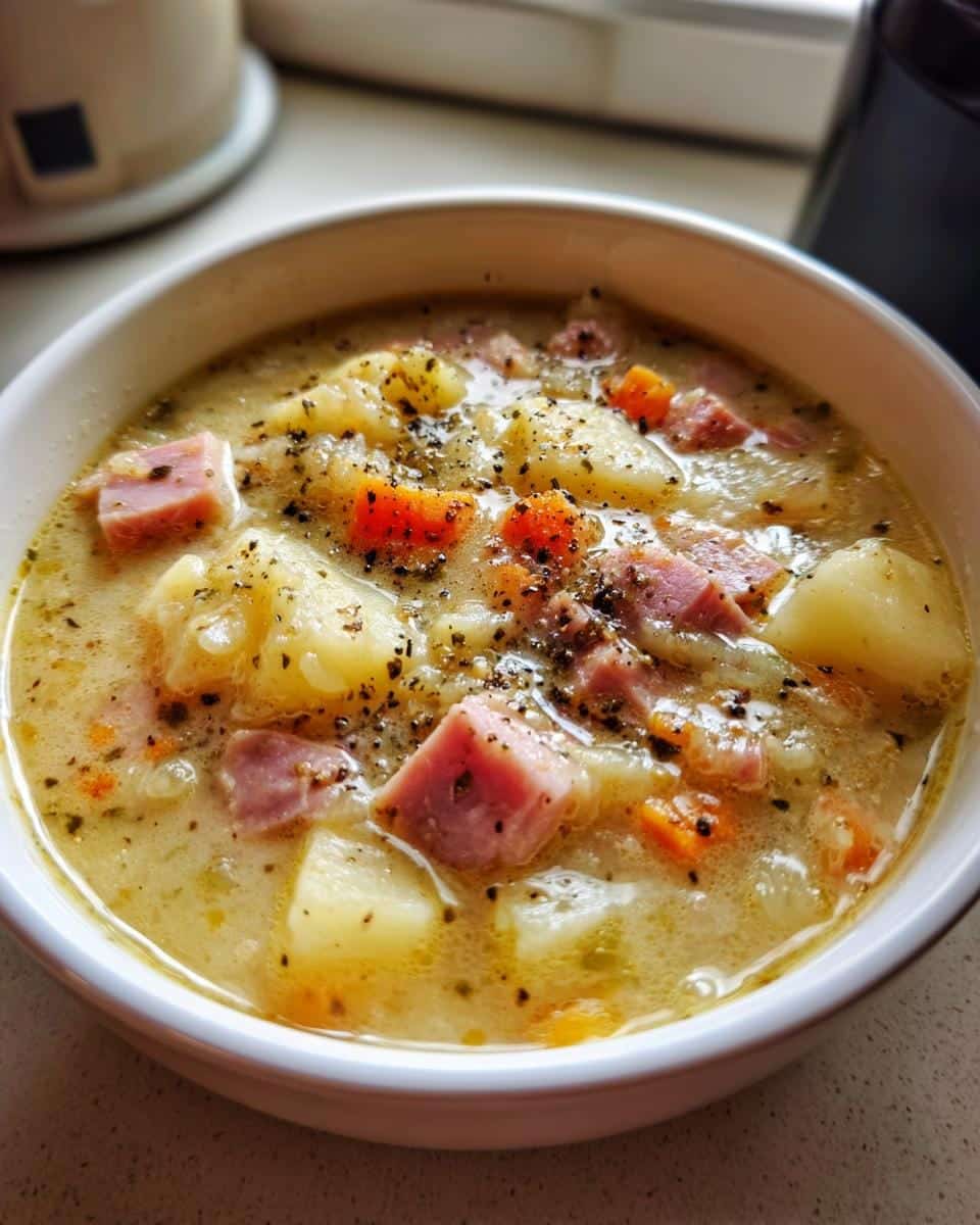 35-Minute Easy One Pot Ham and Potato Soup - Pure Comfort Food 8 Easy One Pot Ham and Potato Soup - detail 3