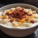 45-Minute Slow Cooker Potato Soup with Bacon & Cream Cheese 9 Easy Slow Cooker Potato Soup with Bacon & Cream Cheese