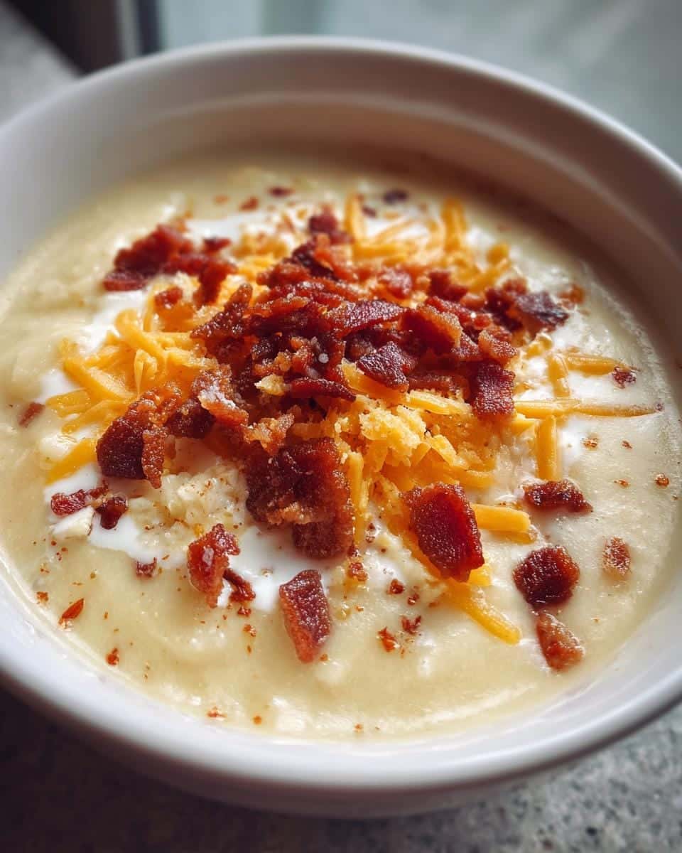 Easy Slow Cooker Potato Soup with Bacon & Cream Cheese - detail 3
