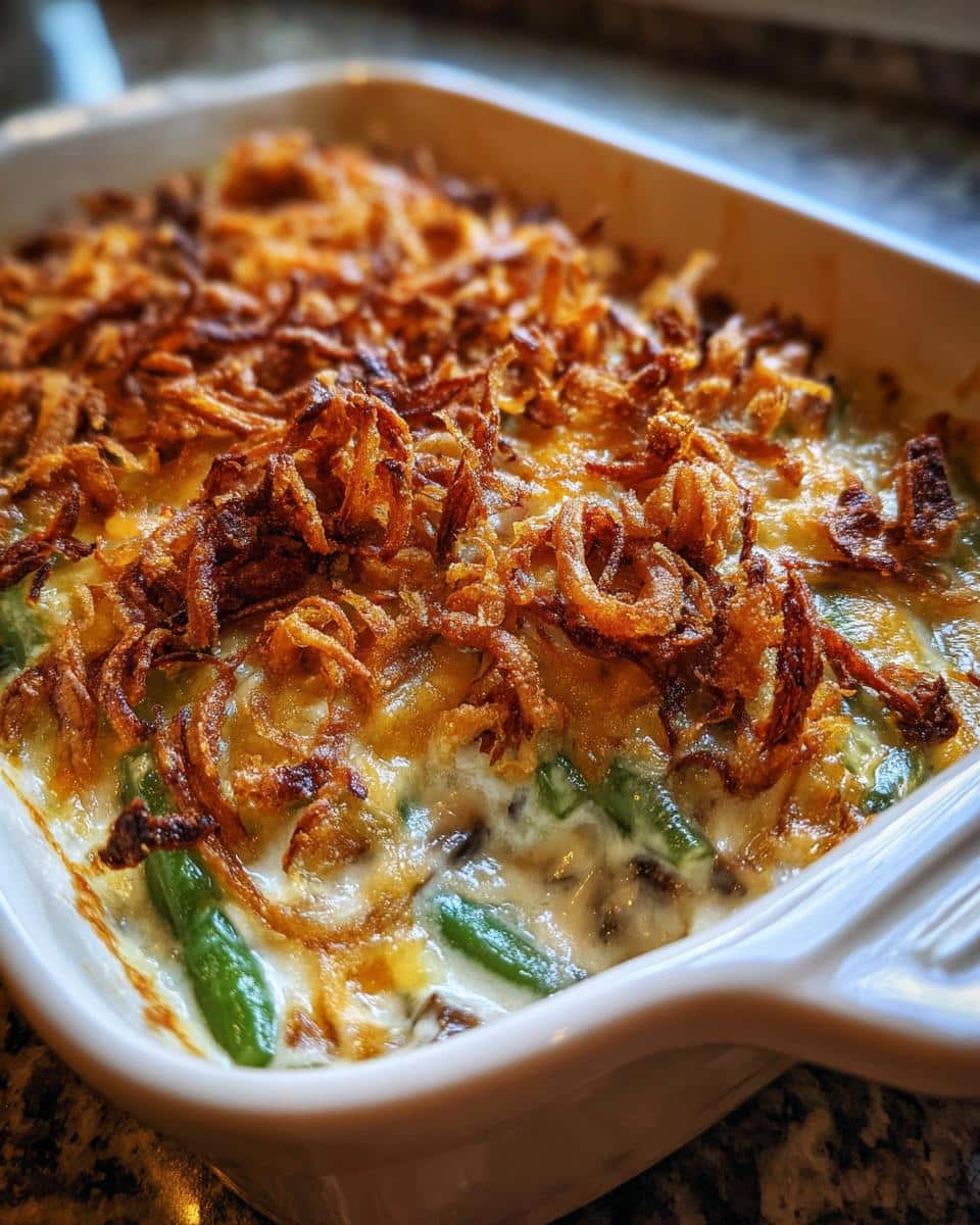 Creamy Green Bean Casserole That Steals Every Holiday Feast 7 Green Bean Casserole - detail 2