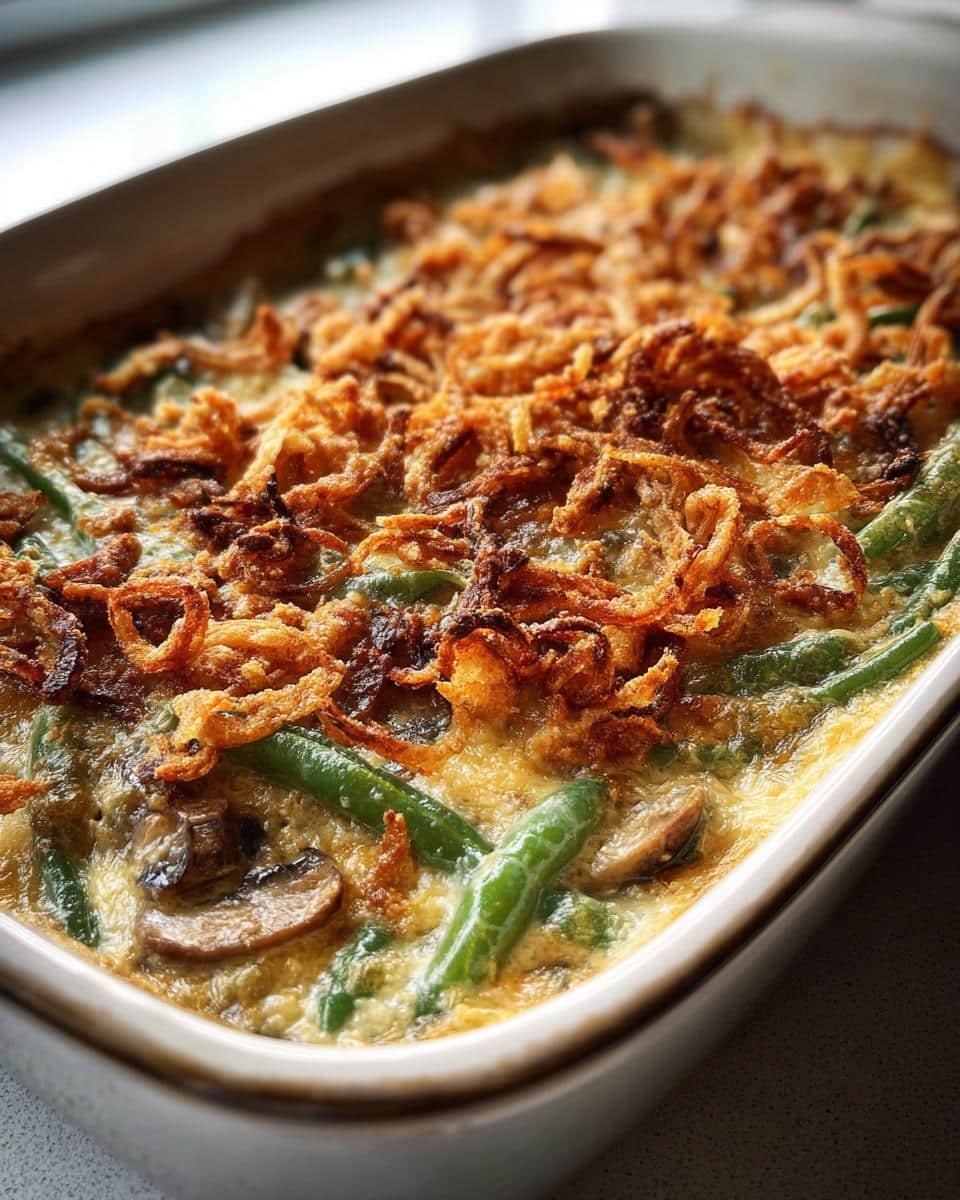 Creamy Green Bean Casserole That Steals Every Holiday Feast 8 Green Bean Casserole - detail 3