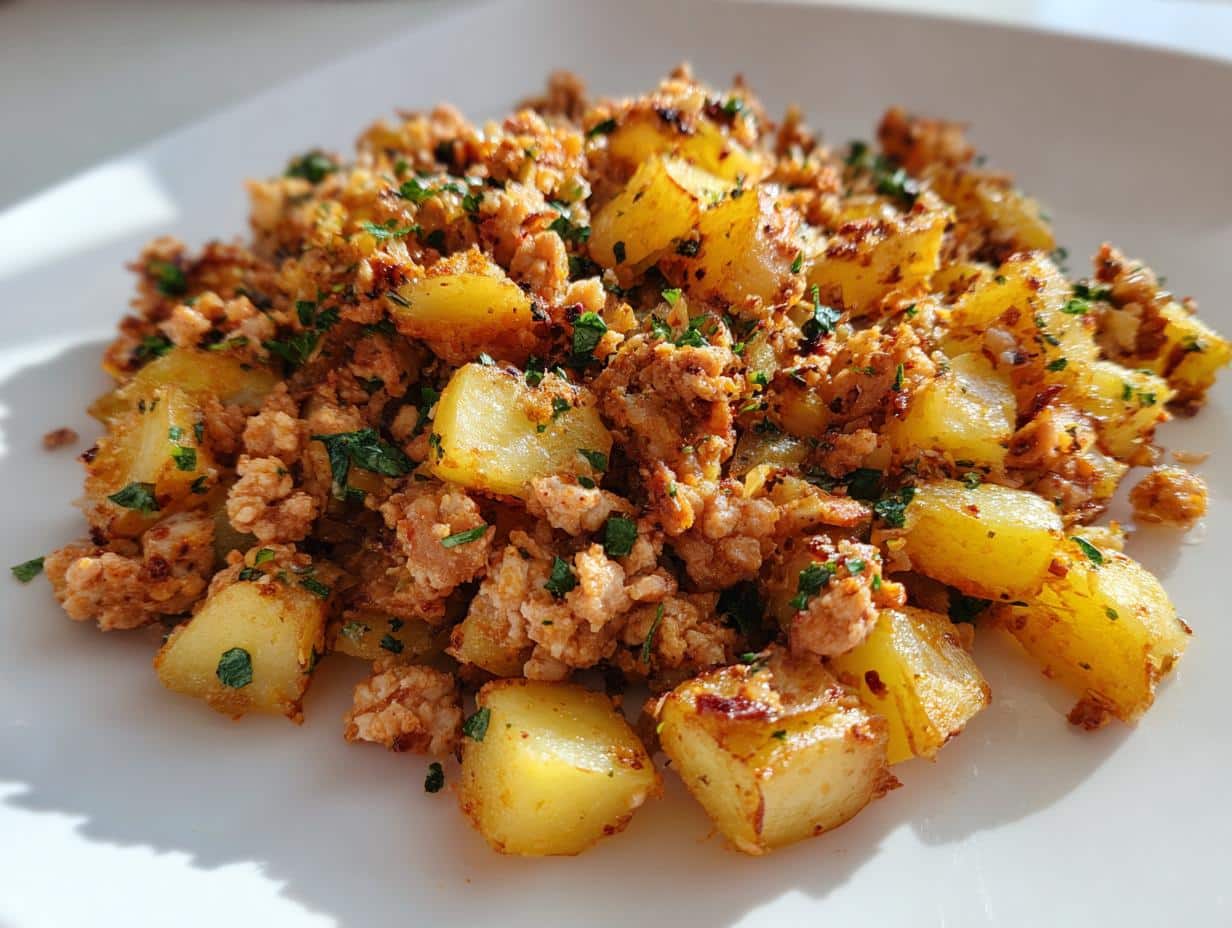 30-Minute Ground Turkey with Potatoes – Easy & Delicious