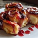Spooky Bloody Cinnamon Rolls in Just 20 Minutes 9 Halloween Breakfast Idea - Bloody Cinnamon Rolls