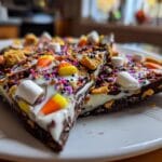 10-Minute Halloween Candy Bark - Insanely Easy Treat! 9 Halloween Candy Bark 1 10-Minute Halloween Candy Bark - Insanely Easy Treat!