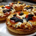 Spooky Halloween Mini Pizzas Ready in Just 30 Minutes 9 Halloween Mini Pizzas