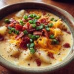 Creamy 4-Ingredient Loaded Potato Soup: Comfort in Every Bite 9 Loaded Potato Soup