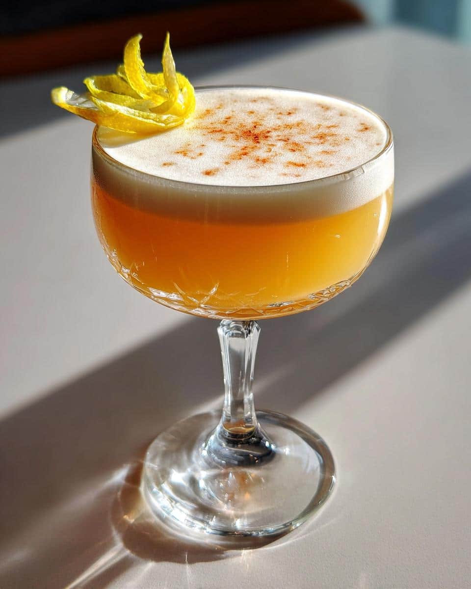 Maple Bourbon Sour Recipe: 3 Steps to Luxurious Cocktail Bliss 5 Maple Bourbon Sour with Fresh Lemon and Egg White - detail 1