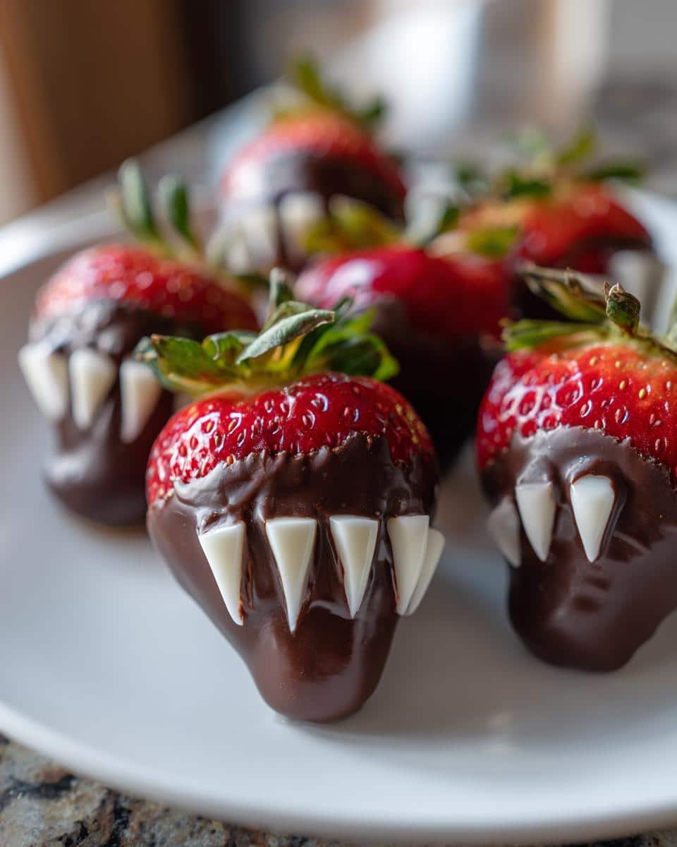 Rotten Teeth Chocolate Strawberries - detail 3