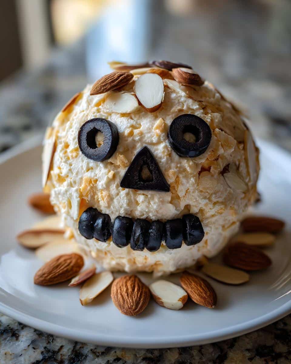 Spooky Skellington Cheese Ball Recipe in Just 15 Minutes 8 Skellington Cheese Ball Appetizer Recipe - detail 3