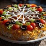Spooky Spider Web Taco Dip in Just 15 Minutes 9 Spider Web Taco Dip