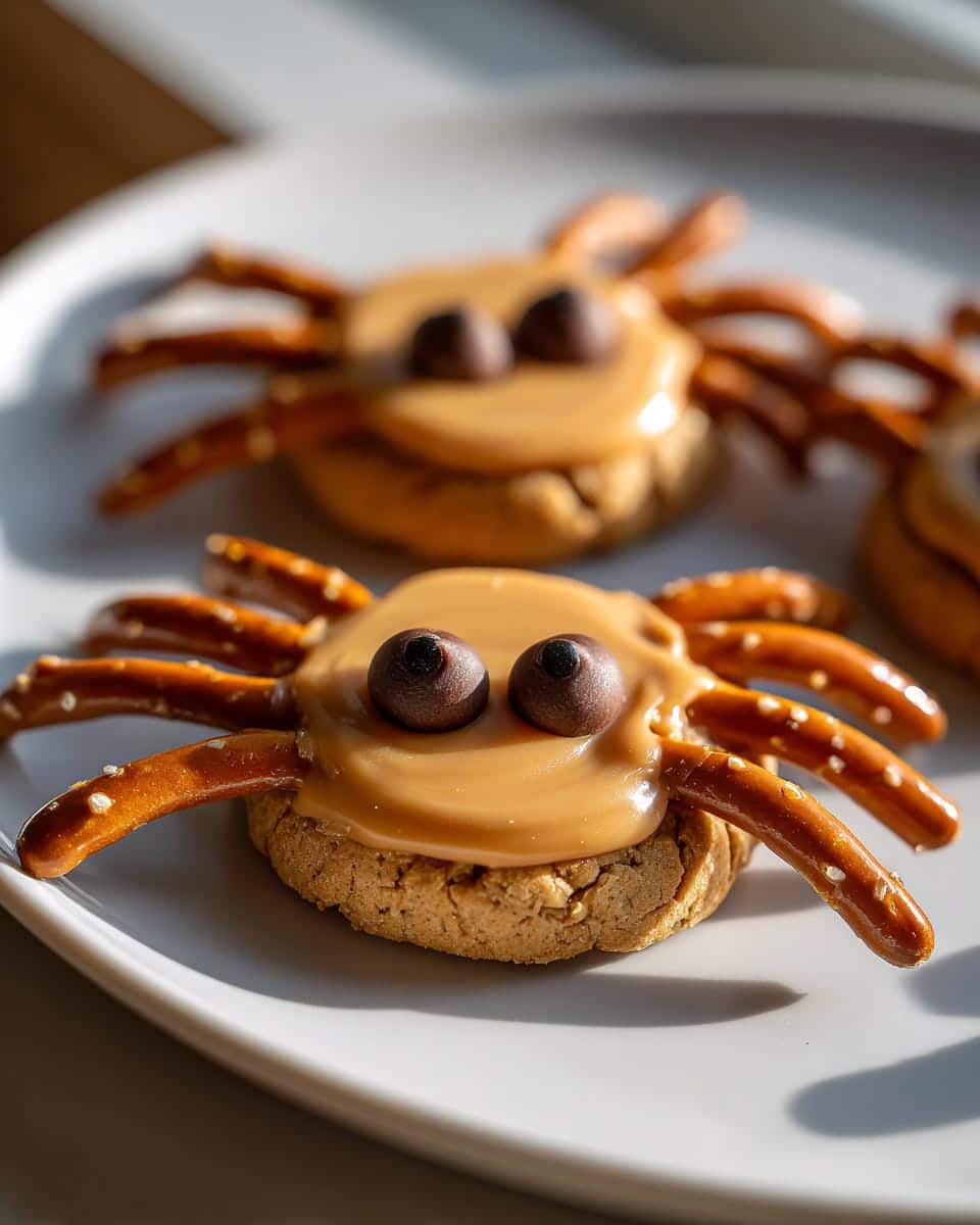 Spooky Peanut Butter Spider Cookies: 5-Ingredient Halloween Magic 8 Spooky Peanut Butter Spider Cookies - detail 3