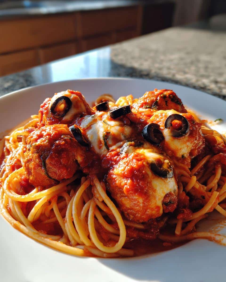 Spooky Spaghetti & Cheesy Monster Meatballs for a Hauntingly Good Meal - detail 3