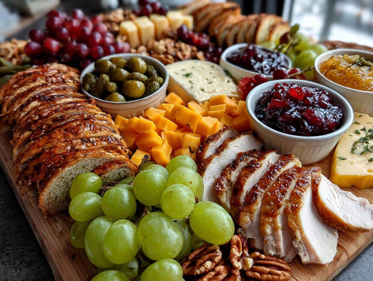 “Effortless Thanksgiving Turkey Charcuterie Board in 15 Minutes”