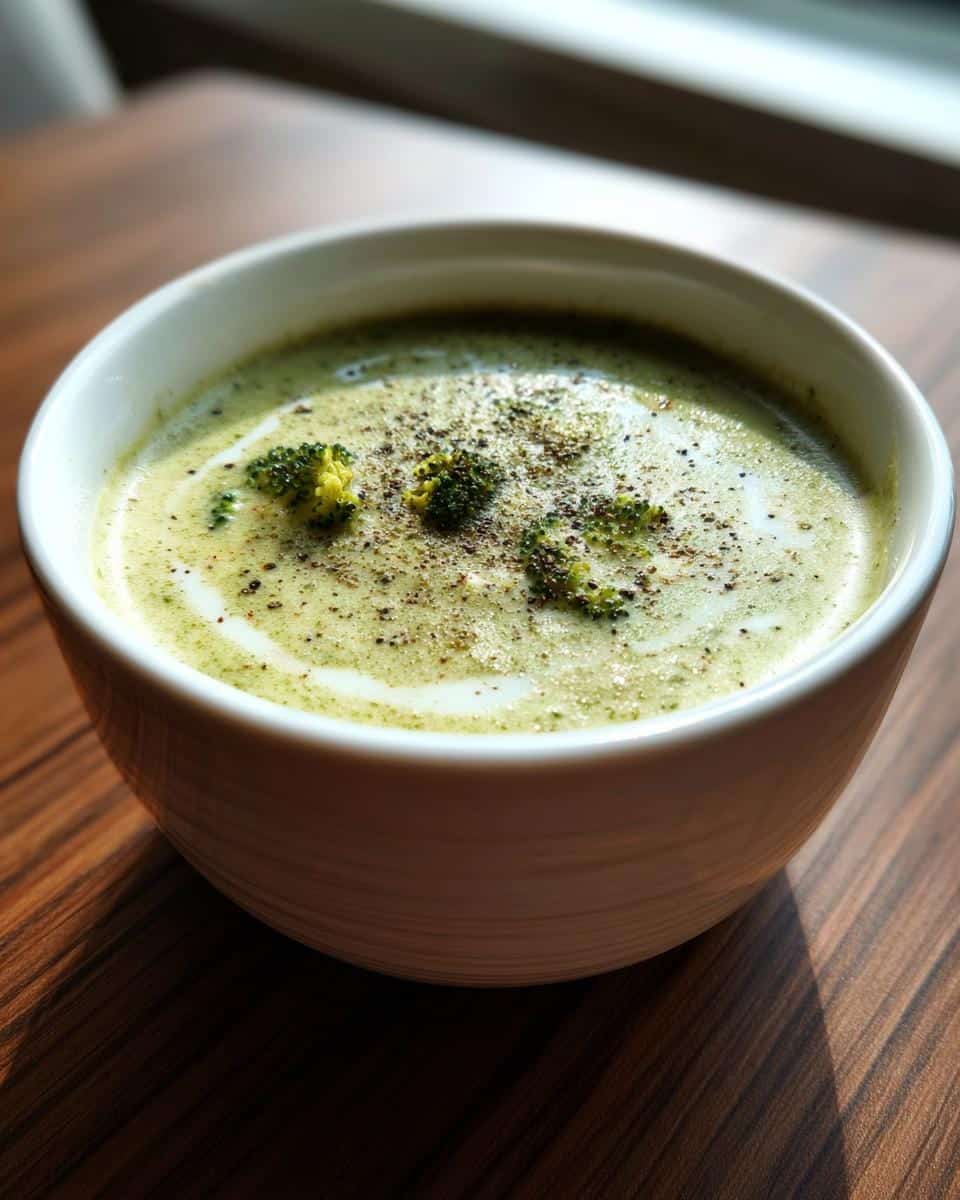 Vegan Broccoli Potato Soup - detail 2