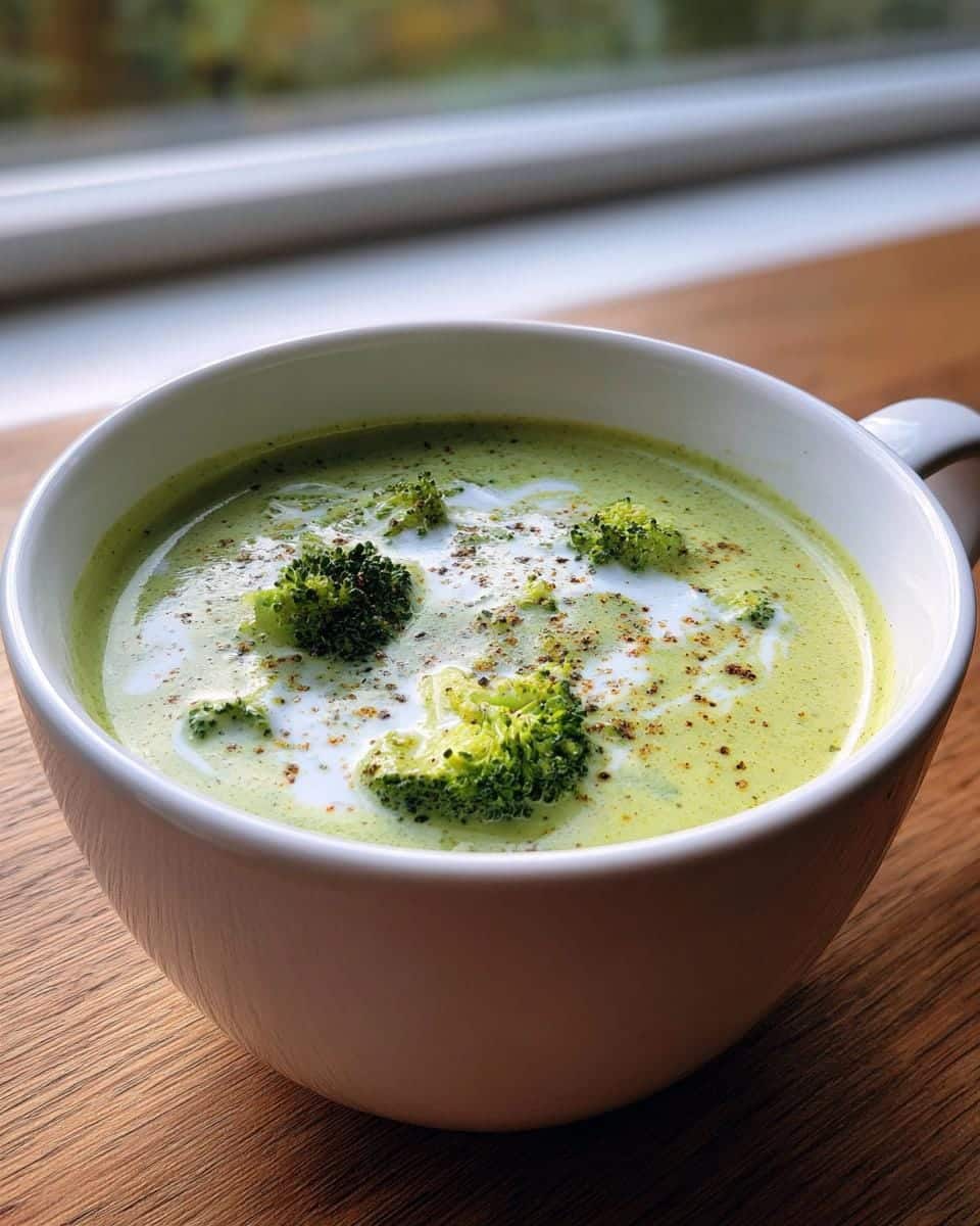 Vegan Broccoli Potato Soup - detail 3