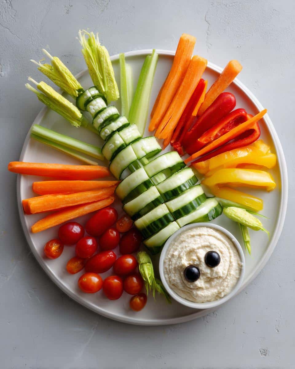 Veggie Skeleton Platter - detail 3