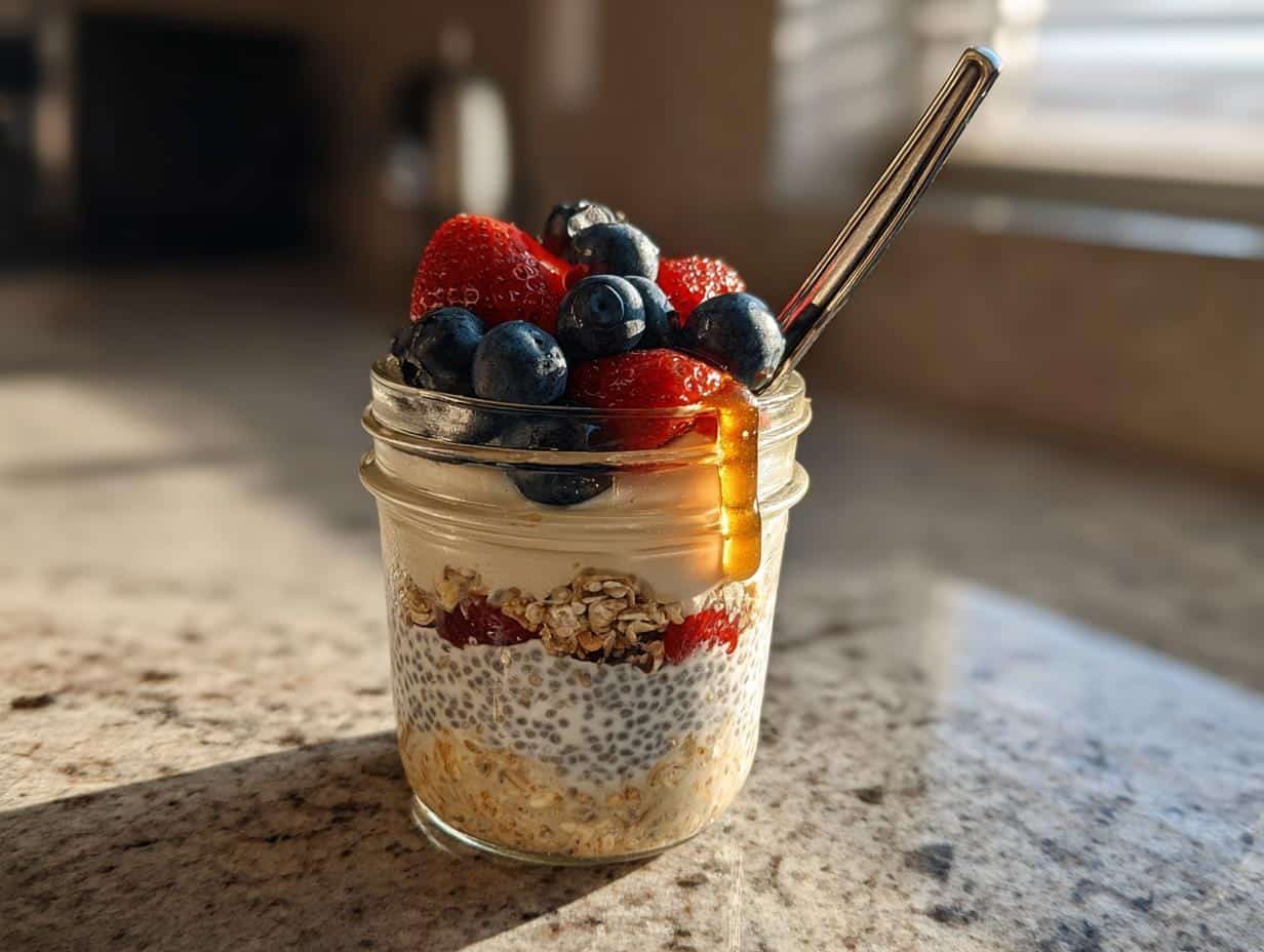 5-Minute Breakfast Overnight Oats for Lazy Mornings