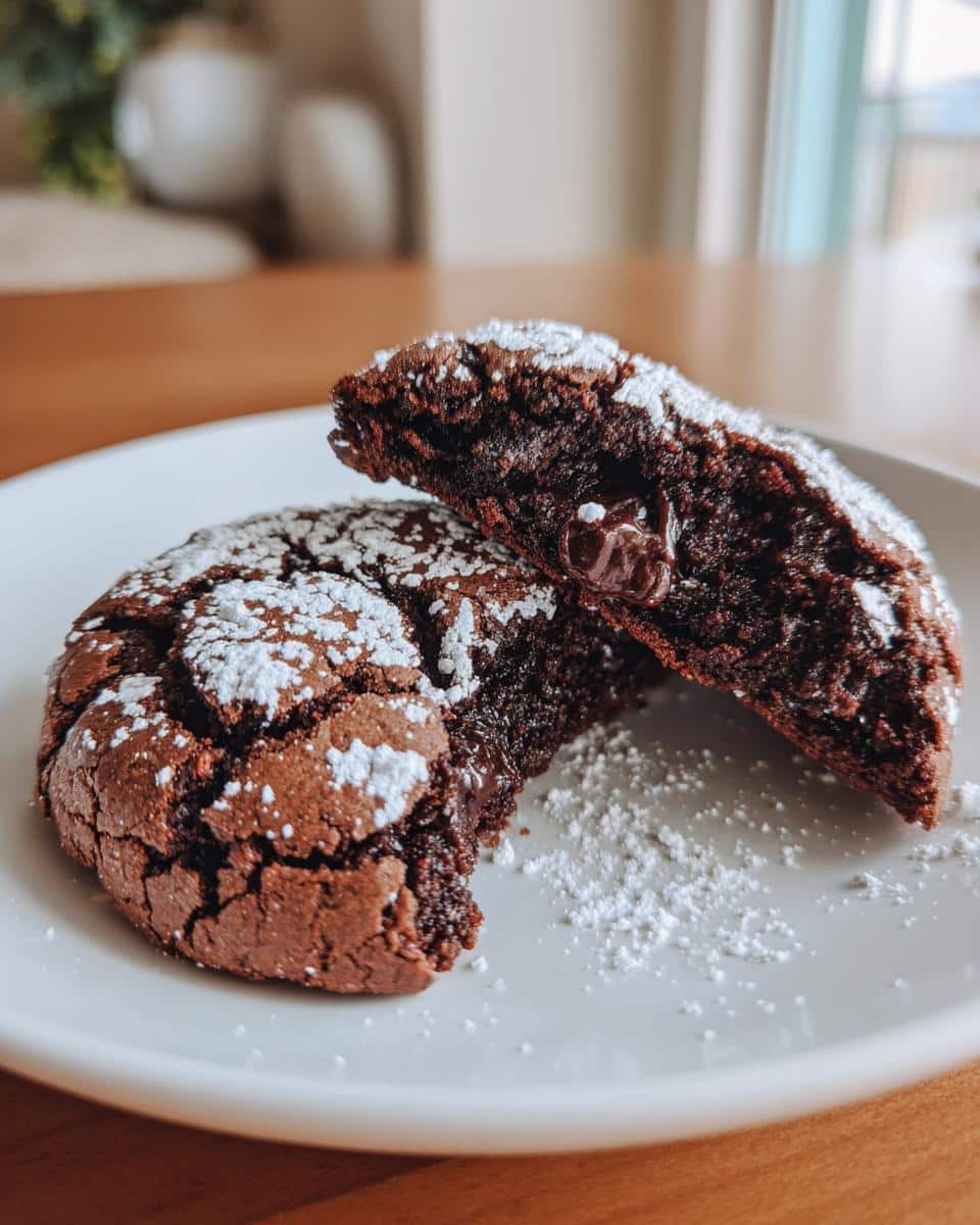 Irresistible Chocolate Crinkle Cookies in Just 12 Minutes 5 Chocolate Crinkle Cookies - detail 1