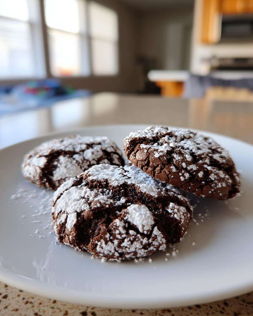 Irresistible Chocolate Crinkle Cookies in Just 12 Minutes 6 Chocolate Crinkle Cookies - detail 2