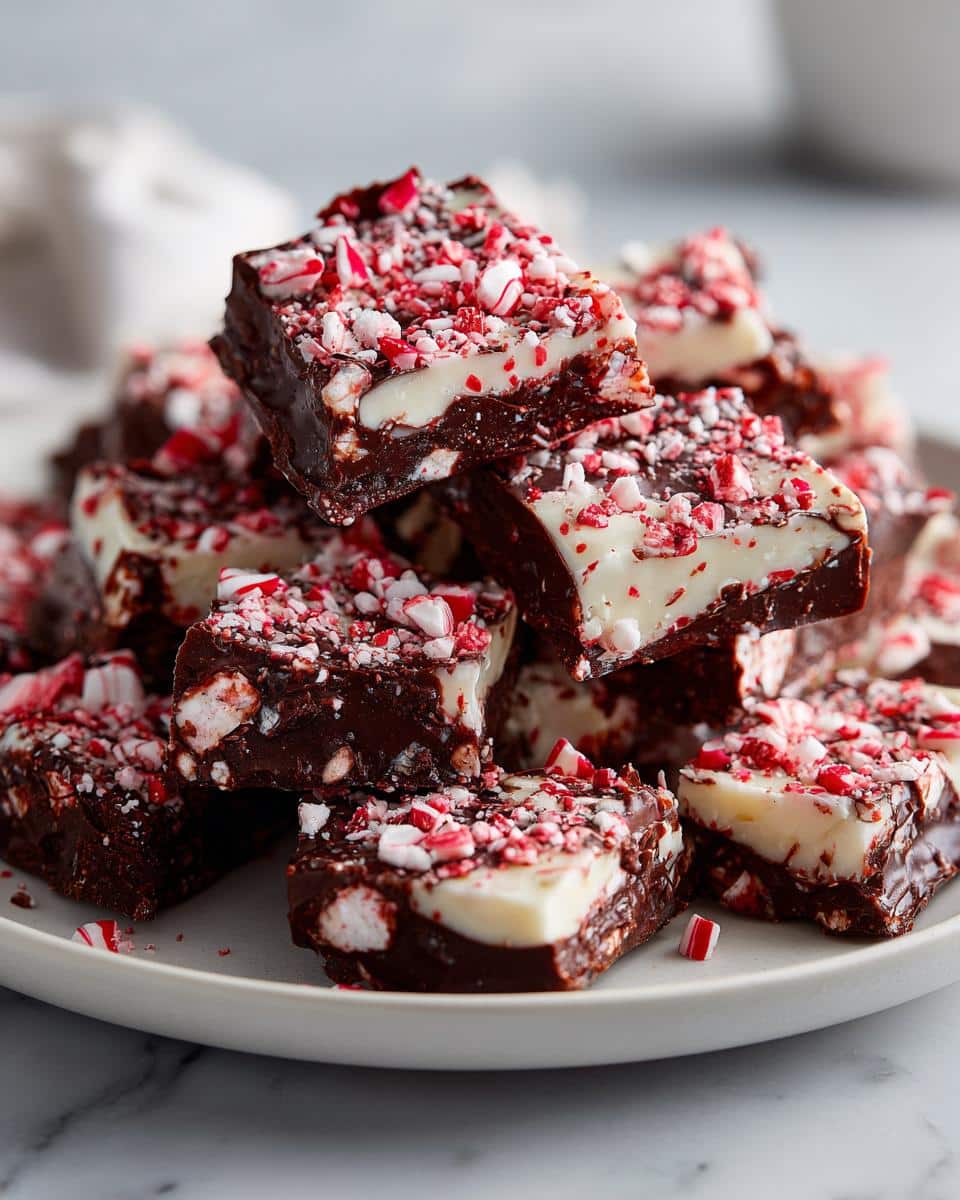 10-Minute Chocolate Peppermint Bark That’s Irresistibly Easy 6 Chocolate Peppermint Bark - detail 2