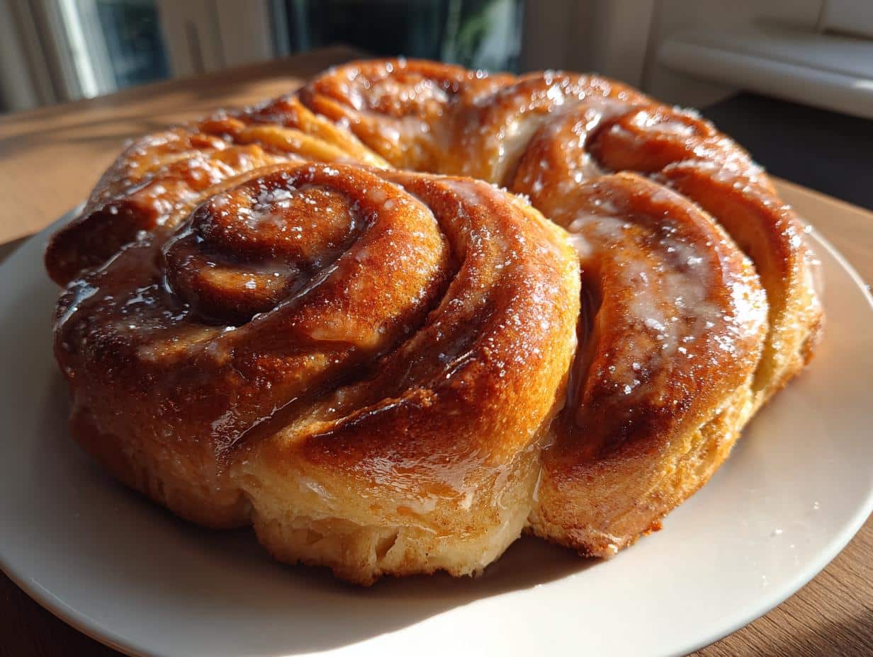 Absolutely! Here is the SEO-friendly title based on the provided data:1-Hour Cinnamon Roll Wreath: An Irresistible Holiday Hack