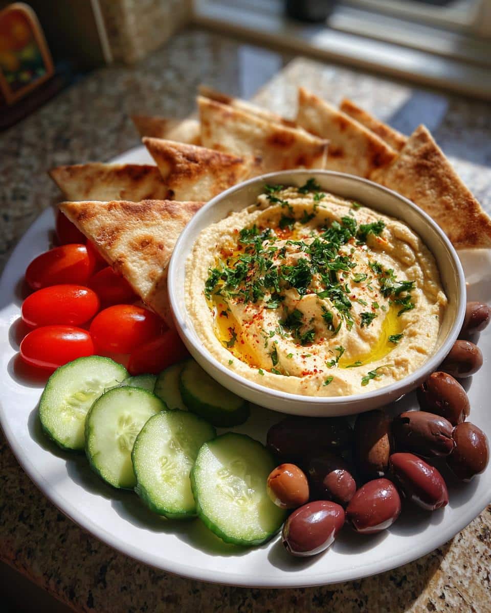 Classic Hummus Platter - detail 2