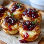 Irresistible Cranberry Brie Bites in Just 25 Minutes 7 Cranberry Brie Bites (use plant-based cheese if desired)