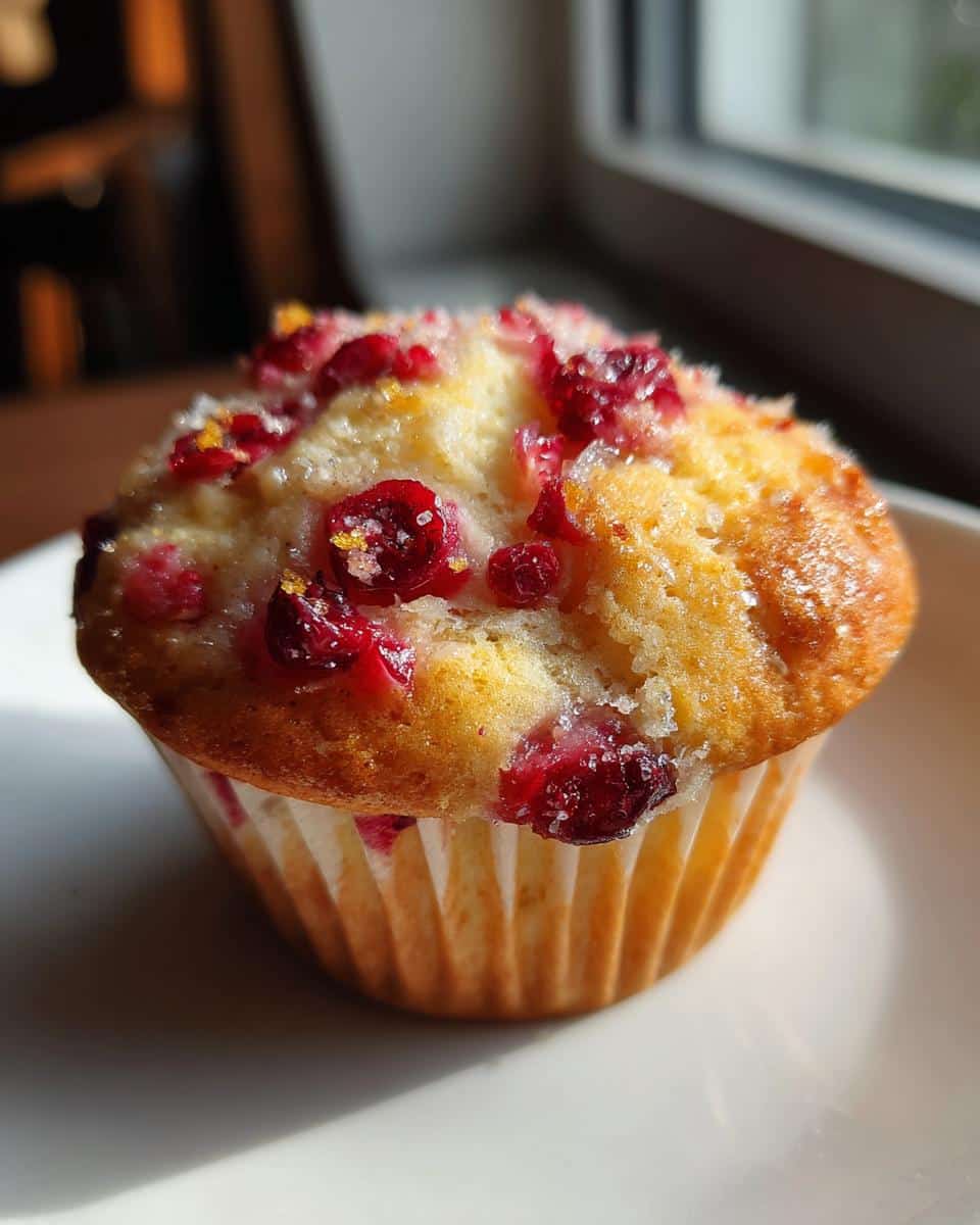 35-Minute Cranberry Orange Muffins That Taste Heavenly 6 Cranberry Orange Muffins - detail 2