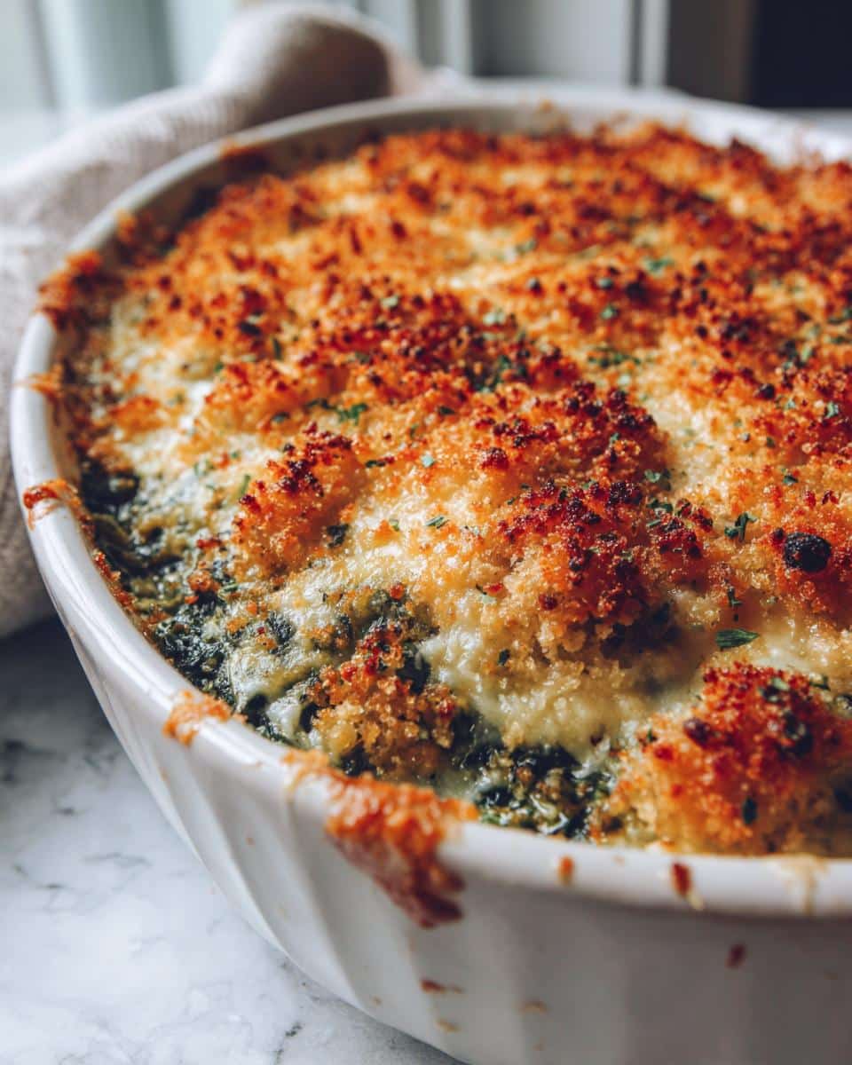 Creamed Spinach Gratin: The Best Cheesy Comfort Dish Ever! 6 Creamed Spinach Gratin - detail 1