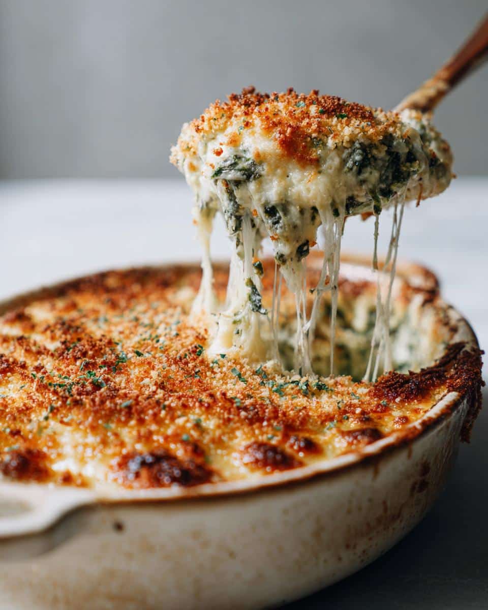 Creamed Spinach Gratin: The Best Cheesy Comfort Dish Ever! 8 Creamed Spinach Gratin - detail 3
