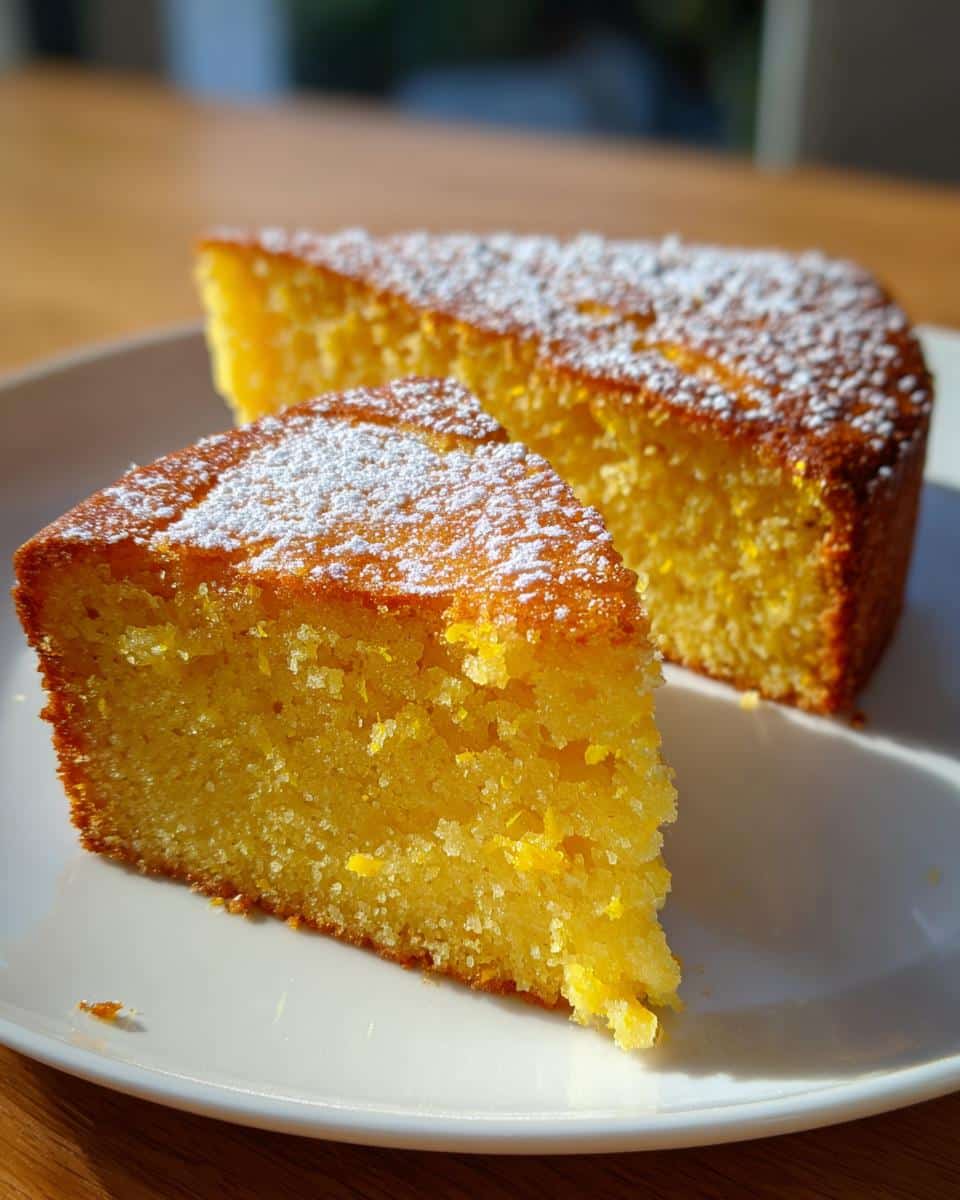 Egg-Free Lemon Olive Oil Cake - detail 1