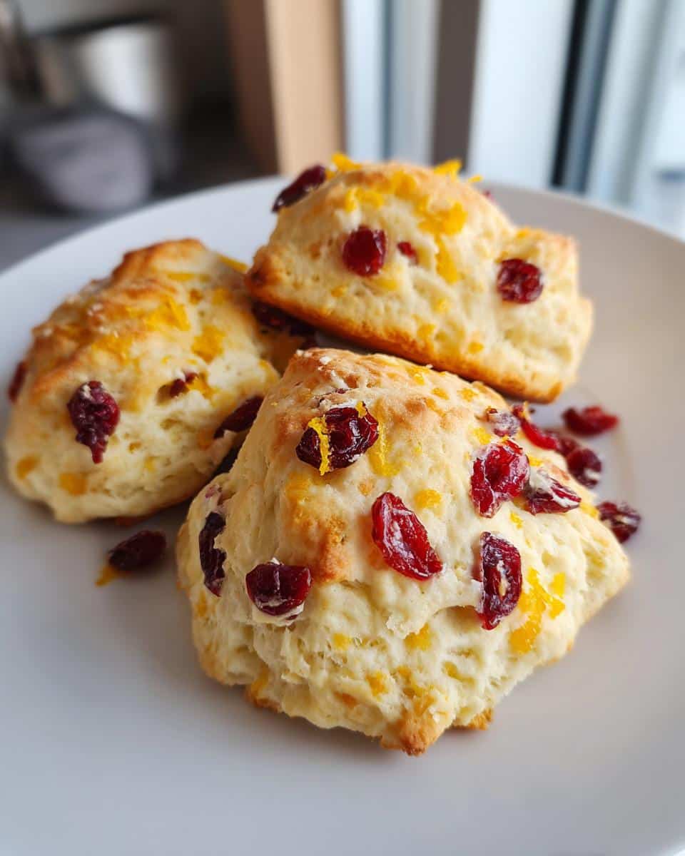 30-Minute Festive Cranberry Orange Scones You'll Crave 6 Festive Cranberry Orange Scones - detail 2