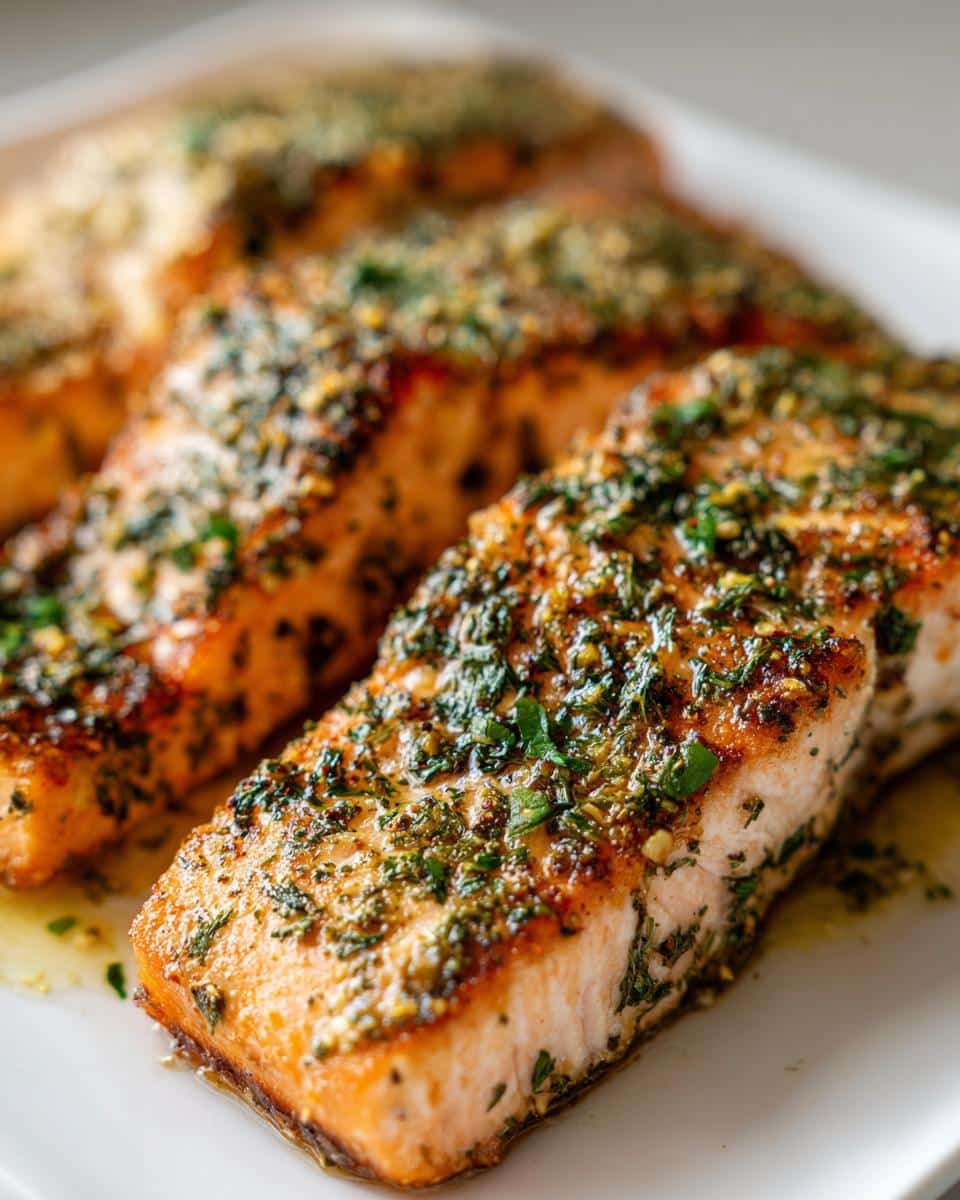 Herb Roasted Salmon - detail 2