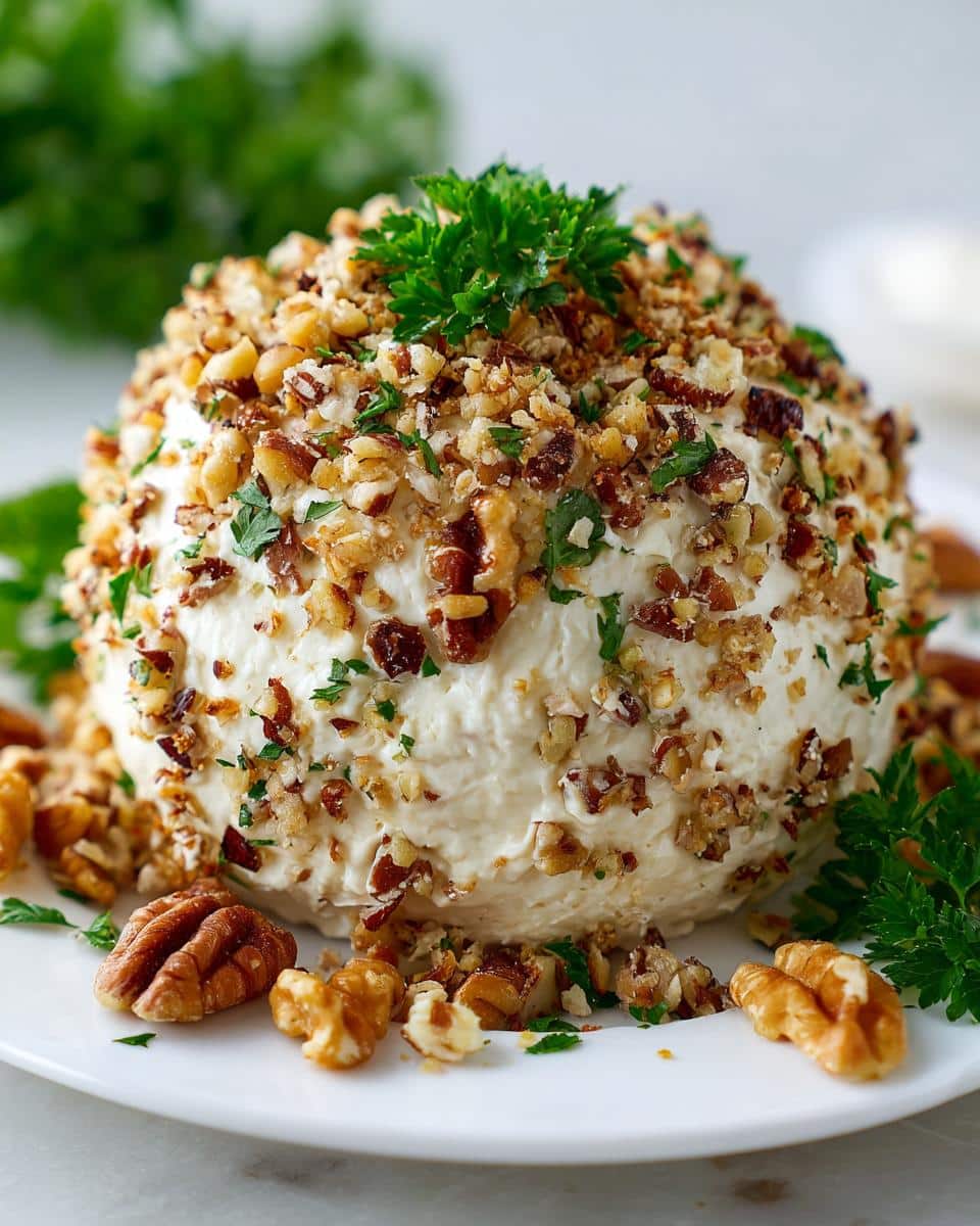 15-Minute Holiday Cheese Ball That'll Steal the Party 5 Holiday Cheese Ball (nut-based) - detail 1