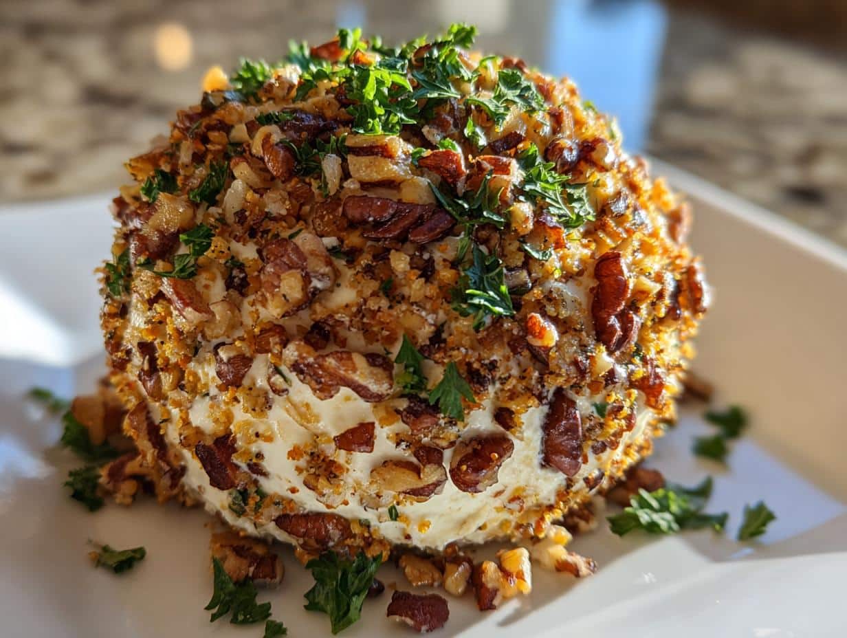 15-Minute Holiday Cheese Ball That’ll Steal the Party