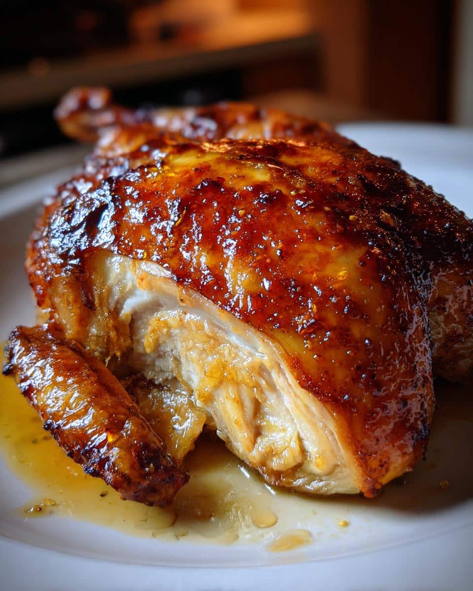 "7-Ingredient Maple Glazed Roast Chicken That Will Win Hearts" 6 Maple Glazed Roast Chicken (or tofu) - detail 2