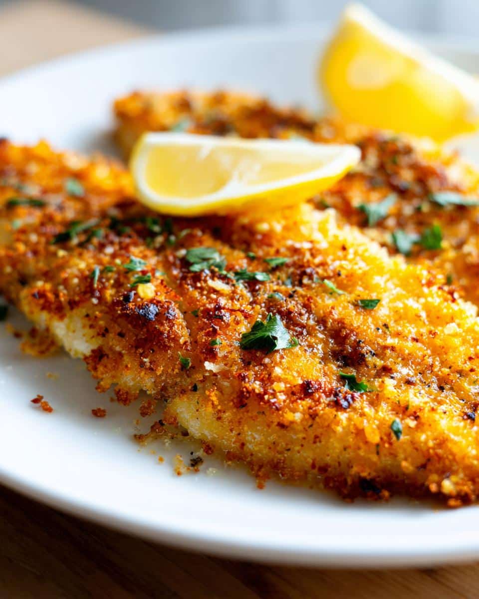 Parmesan Crusted Tilapia - detail 1