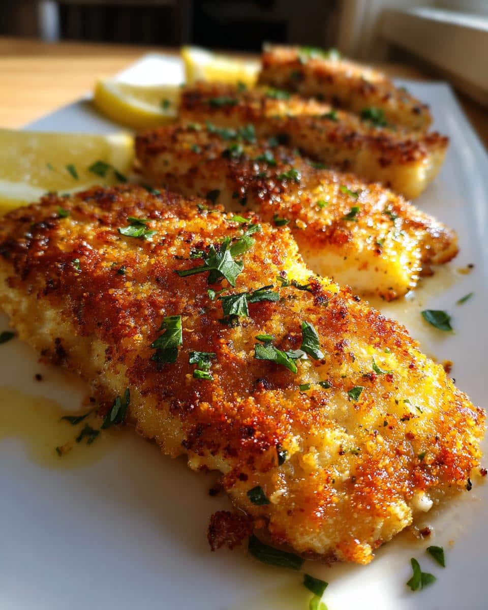 Parmesan Crusted Tilapia - detail 2