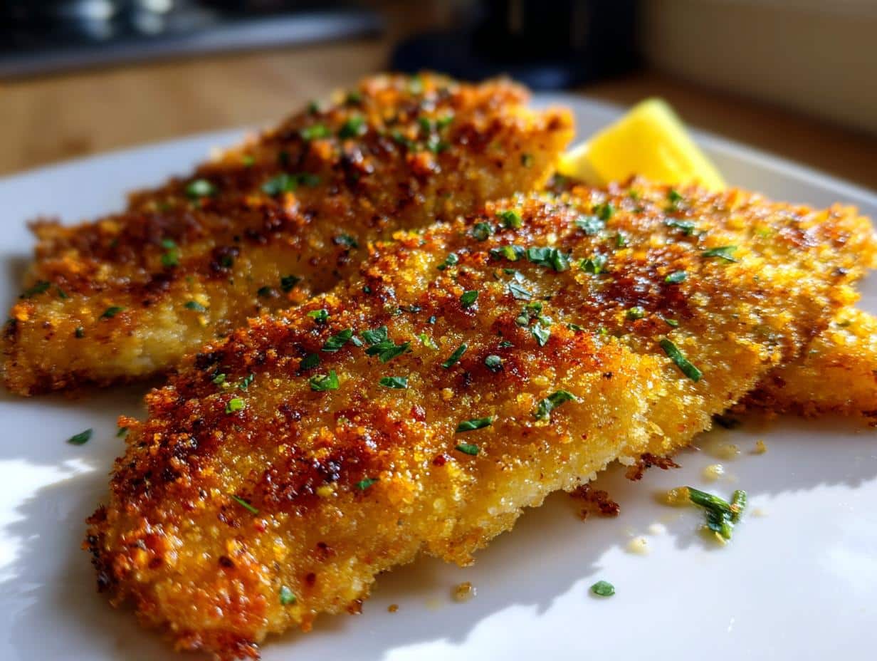 25-Minute Crispy Parmesan Crusted Tilapia You’ll Craze