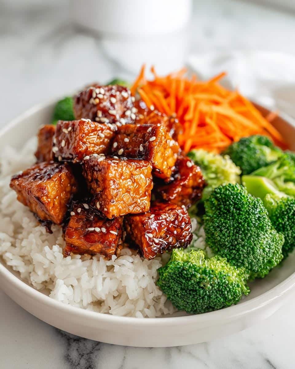 Amazing 30-Minute Teriyaki Tempeh Bowls You'll Love 7 Teriyaki Tempeh Bowls - detail 2