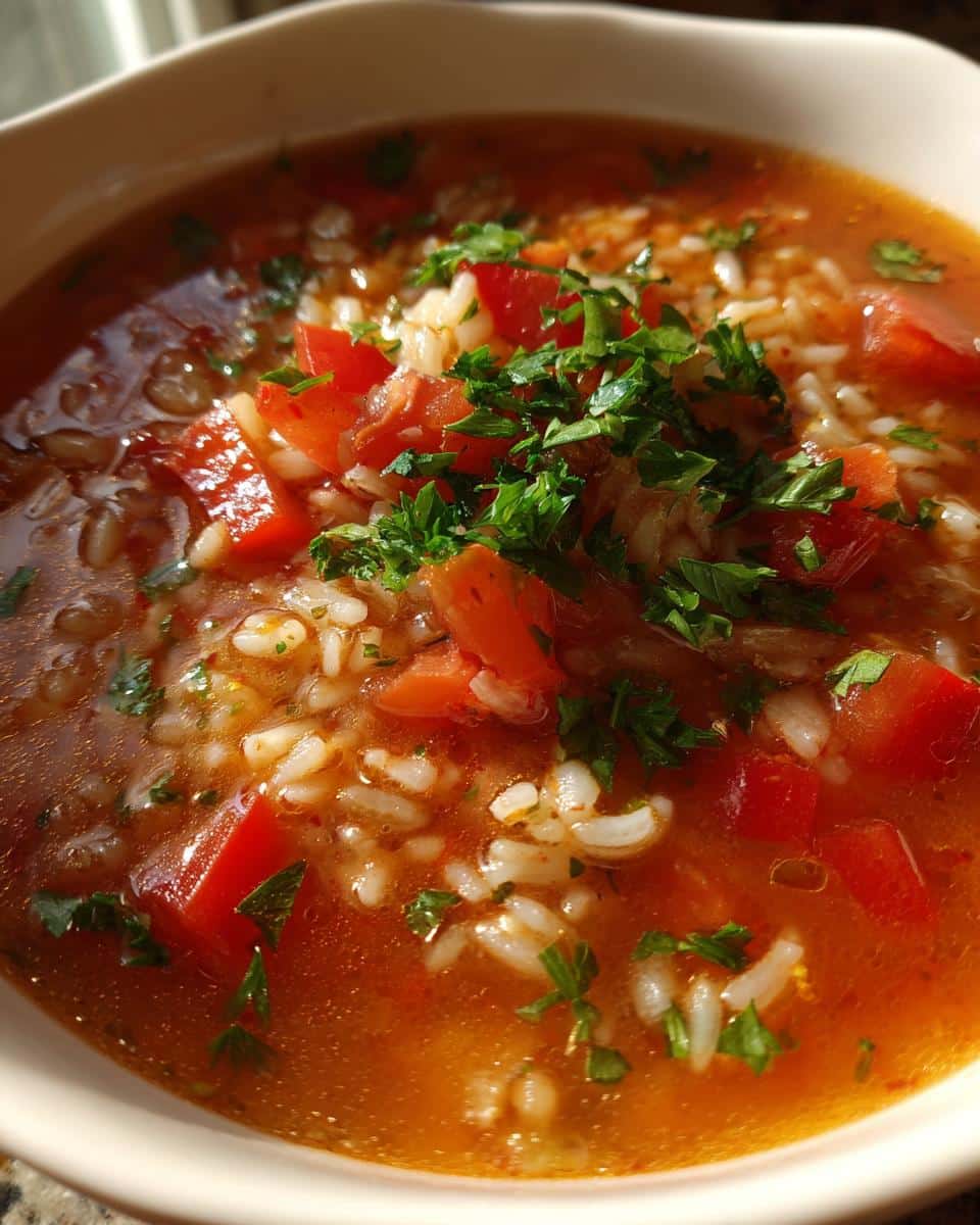 30-Minute Tomato-Rice Soup: A Heartwarming Comfort Dish 5 Tomato-Rice Soup - detail 1