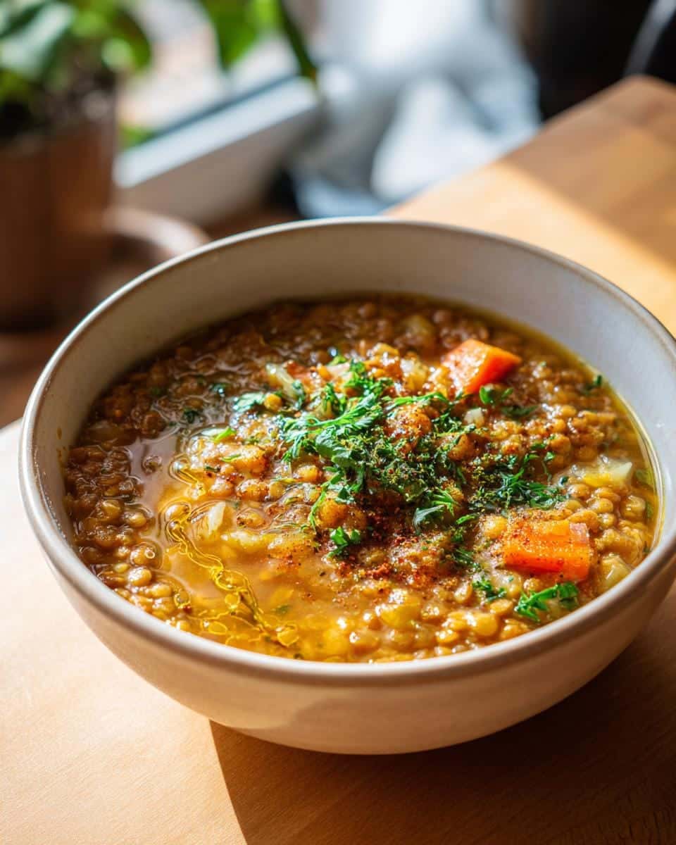 Vegan Lentil Soup - detail 2