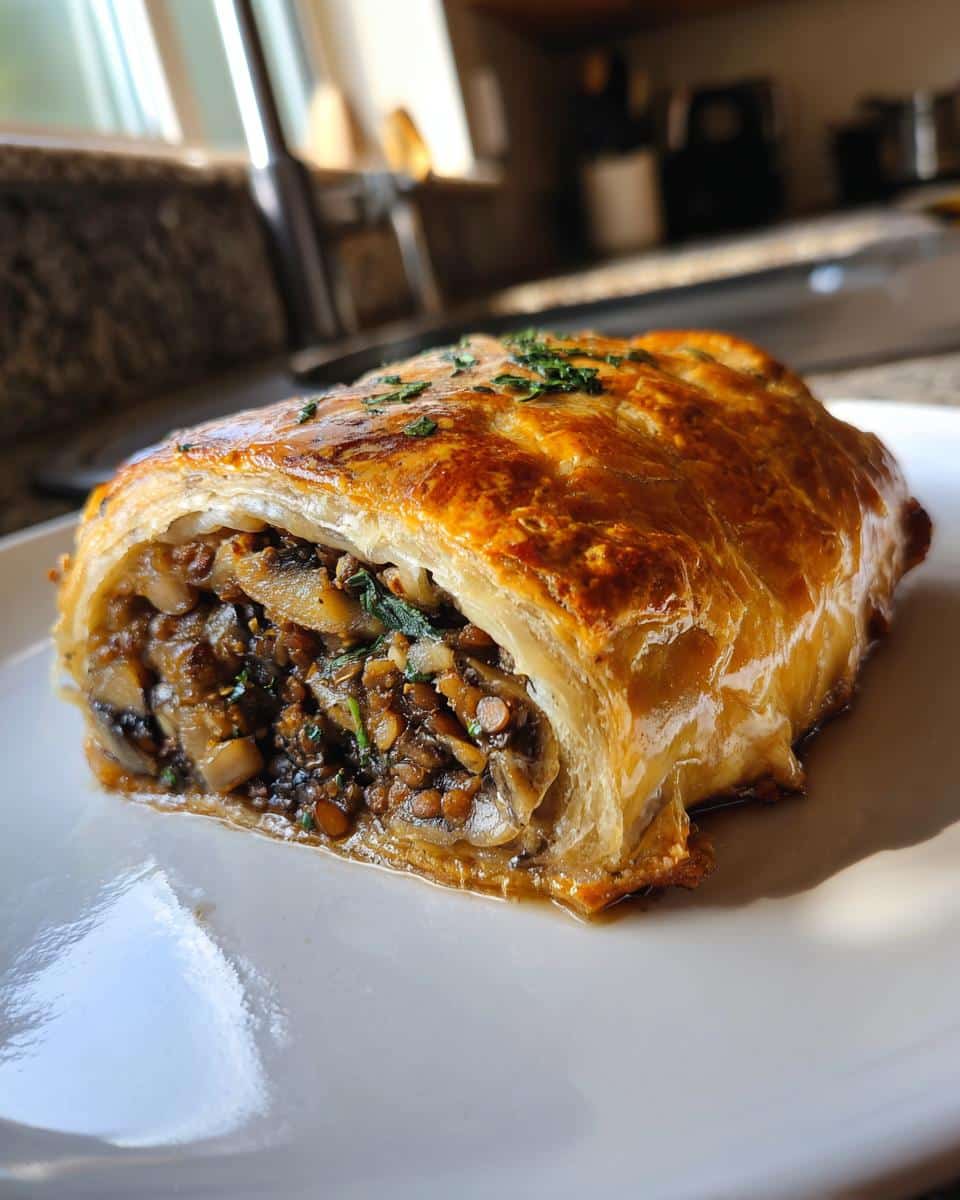 Irresistible Vegan Mushroom Wellington Recipe in Just 30 Minutes 6 Vegan Mushroom Wellington - detail 2