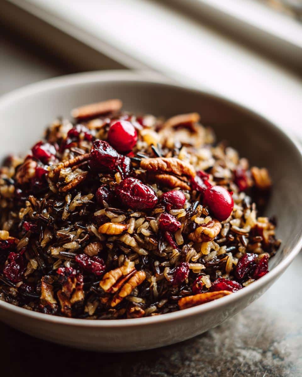 Wild Rice and Cranberry Pilaf - detail 1