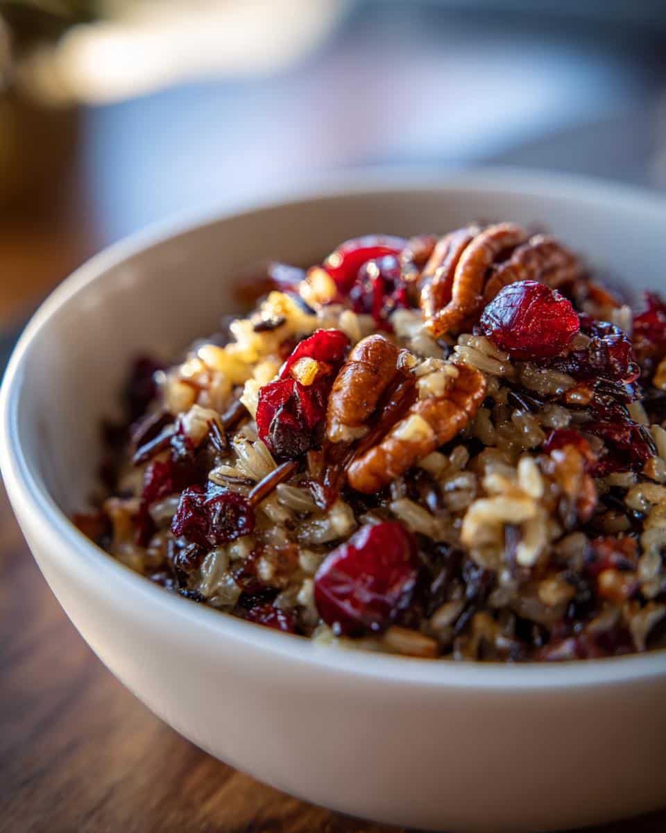 Wild Rice and Cranberry Pilaf - detail 2