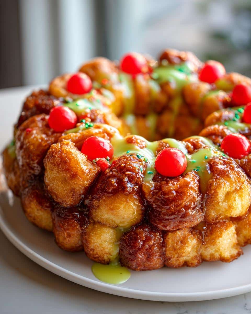 Christmas wreath monkey bread​ - detail 1
