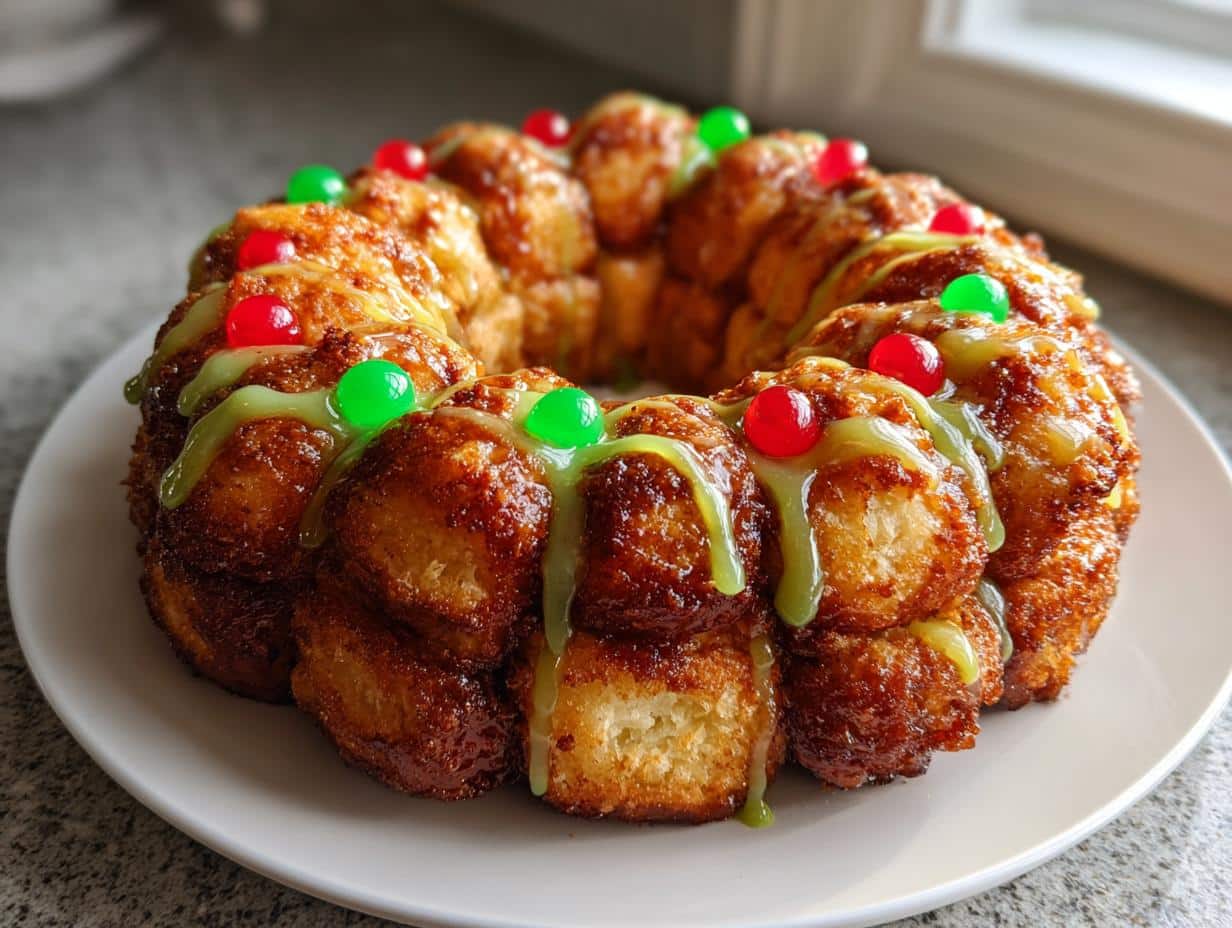Effortless 30-Minute Christmas Wreath Monkey Bread Magic